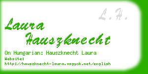 laura hauszknecht business card